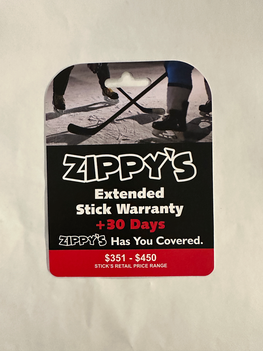 Zippy's Extended Stick Warranty