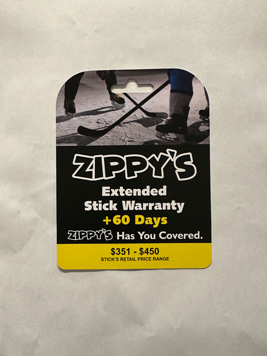 Zippy's Extended Stick Warranty