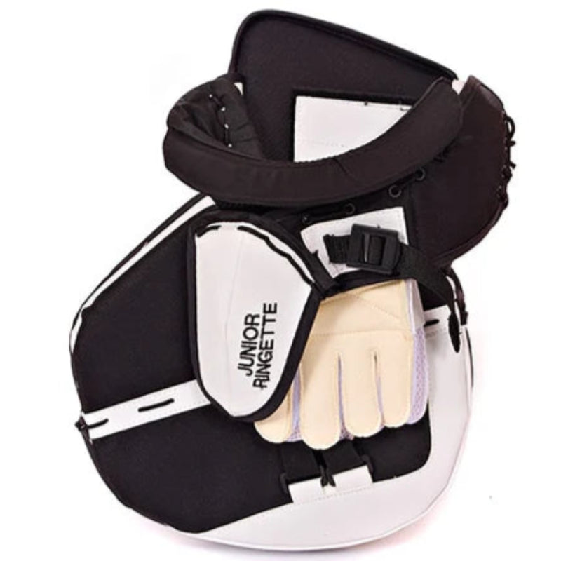 Nami Ringette Goalie Trapper Junior white front (palm)