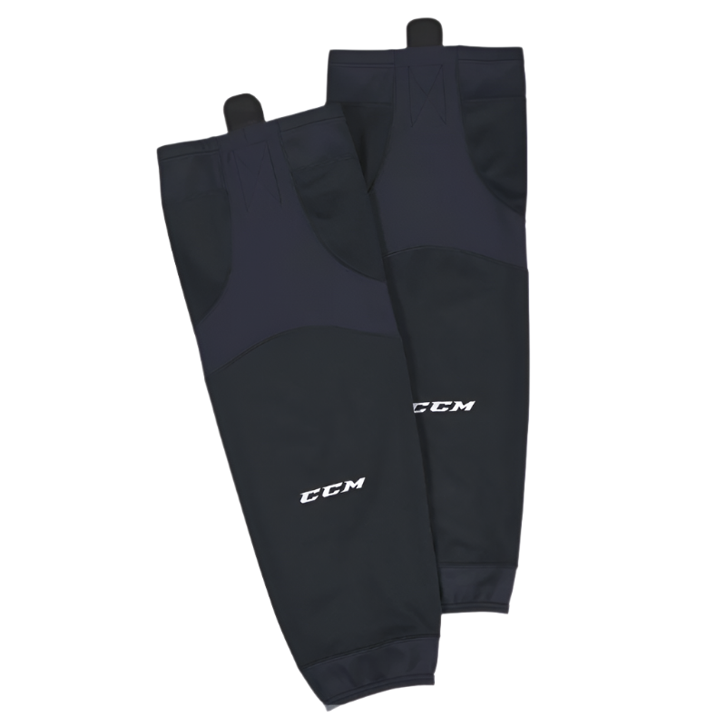 CCM Quicklite SX6000 24" Hockey Practice Socks Junior showing 2 black socks