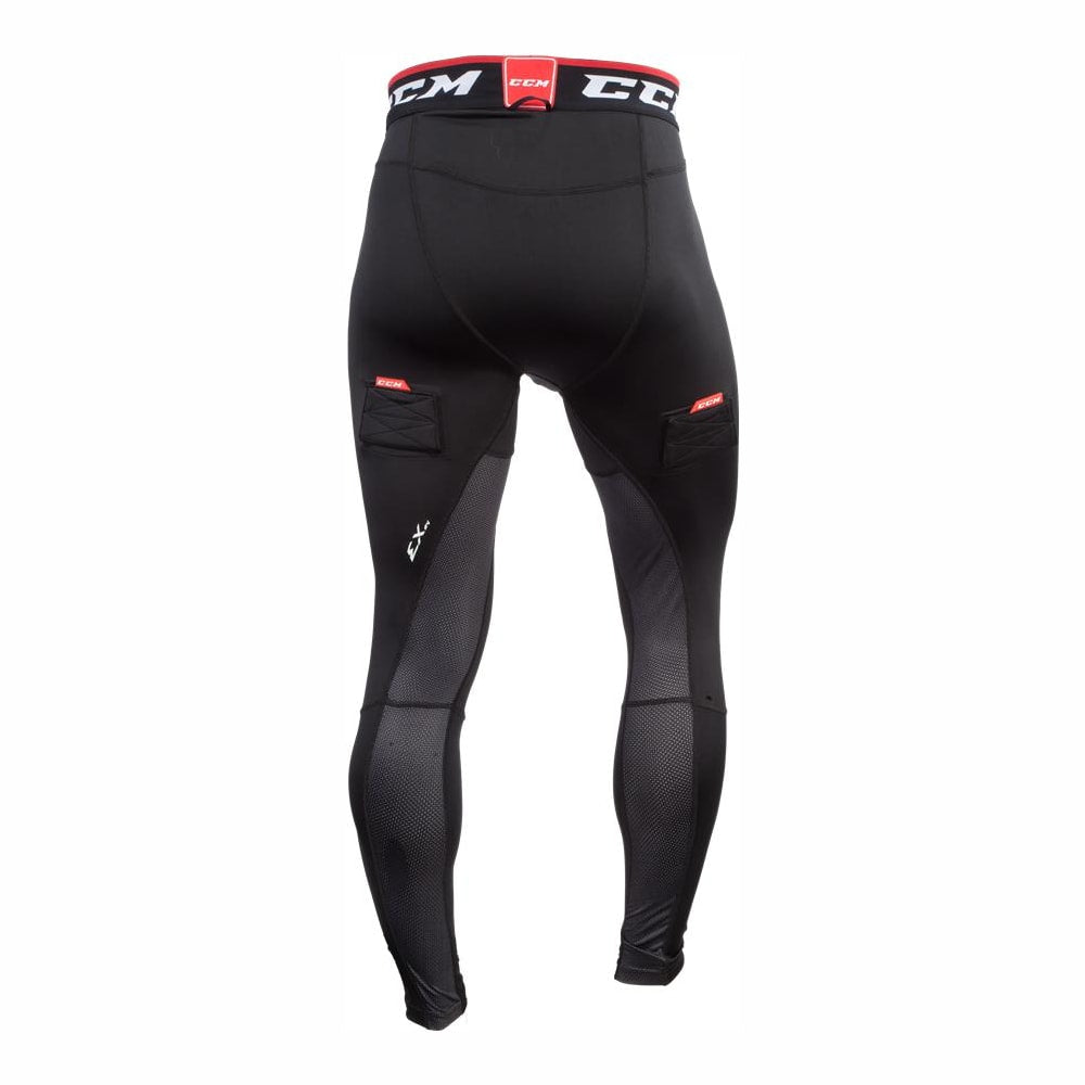 CCM Hockey Compression Jock Pants Youth black back
