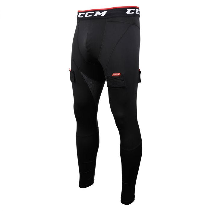 CCM Hockey Compression Jock Pants Youth black front side
