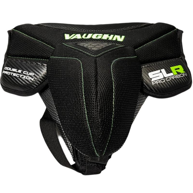 Vaughn SLR Pro Carbon Goalie Jock Senior Black front