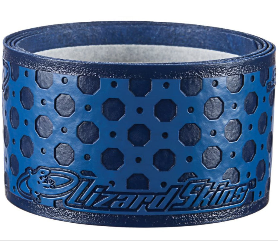 Lizard Skins Lacrosse Stick Grip Tape roll side blue