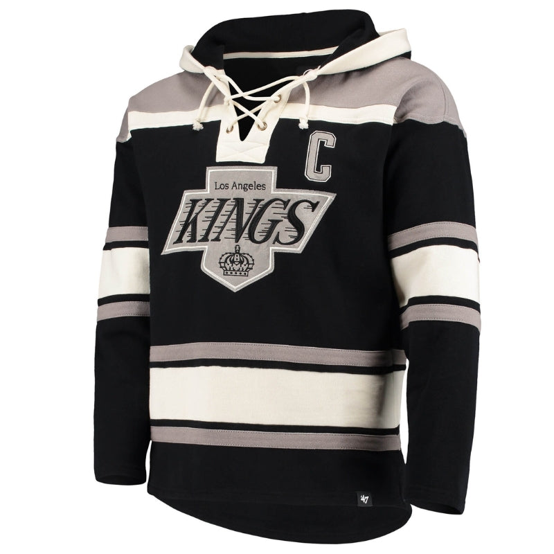 47 brand Sports Apparel 47 brand Superior Lacer Pullover Hoodie LA Kings Wayne Gretzky 9FALAC99-99WK