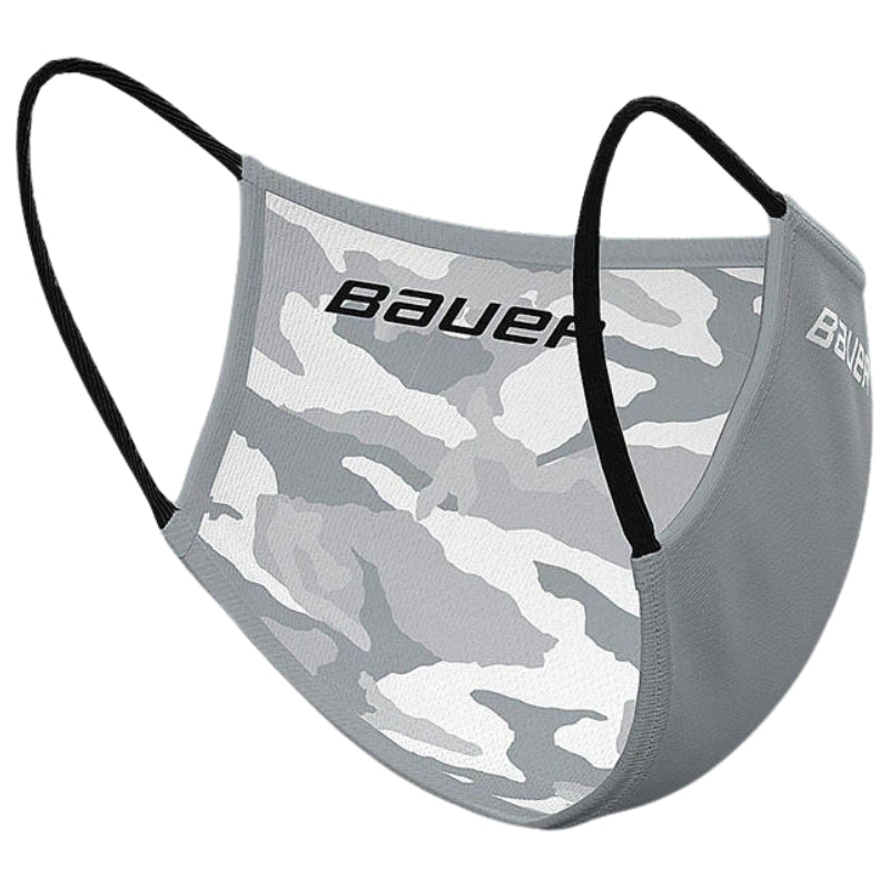 Bauer Hockey Accessories Bauer Reversible Fabric Facemask Gray Camo 1059495