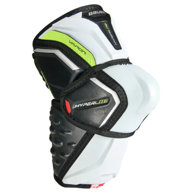 Bauer Hockey Elbow Pads Bauer Vapor HyperLite Junior Hockey Elbow Pads White Black