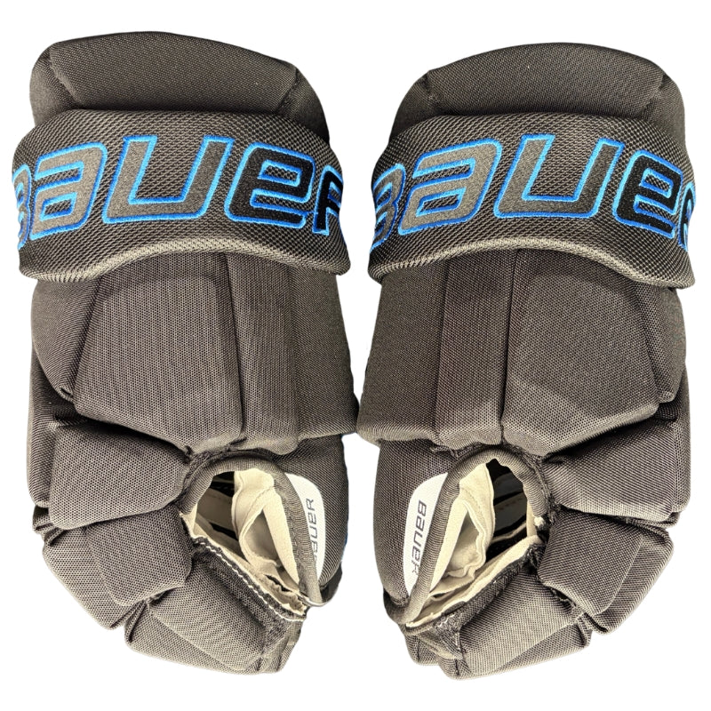 Bauer Hockey Gloves Bauer Vapor Elite Custom Hockey Gloves Black-Blue Senior
