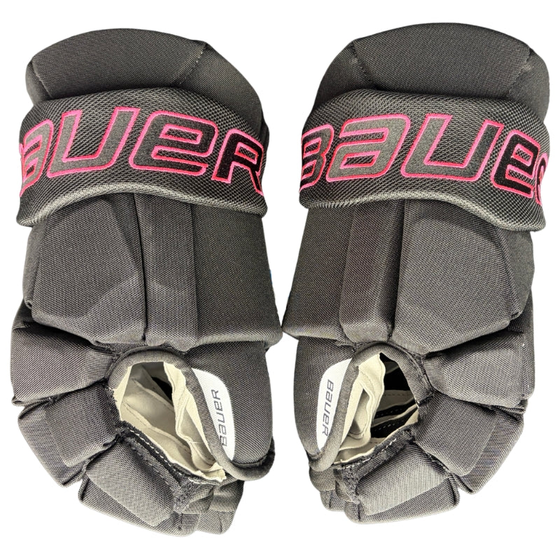 Bauer Hockey Gloves Bauer Vapor Elite Custom Hockey Gloves Black-Pink Senior