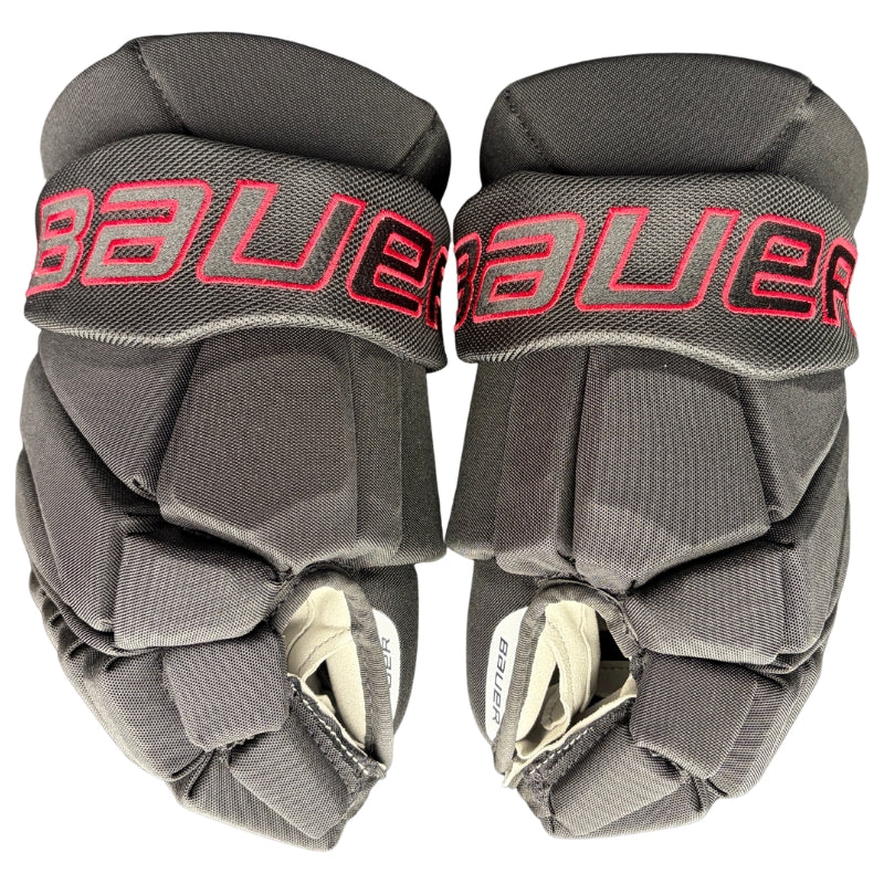 Bauer Hockey Gloves Bauer Vapor Elite Custom Hockey Gloves Black-Red Senior