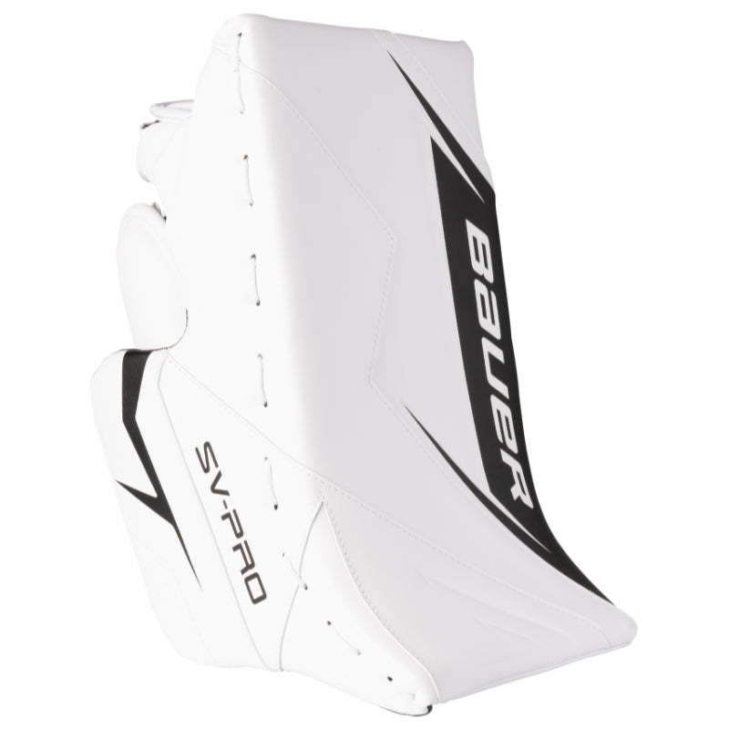 Bauer Hockey Goalie Protective Bauer SV-PRO MTO Goalie Blocker Senior 1064986 White Black