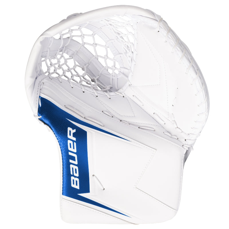 Bauer Hockey Goalie Protective Bauer SV-PRO MTO Goalie Catcher Senior 1064980 White Blue