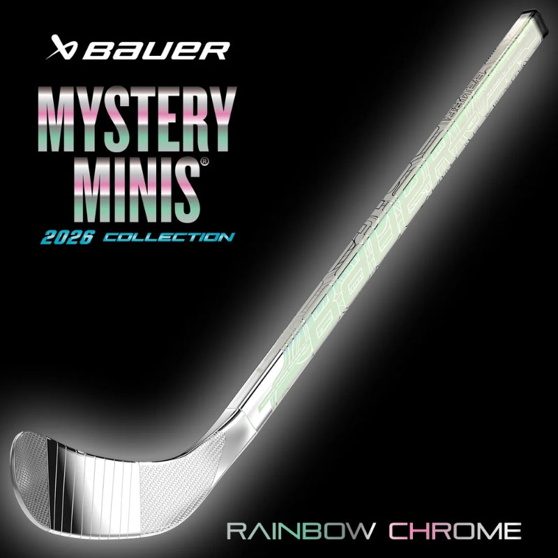Bauer Hockey Mini Sticks Bauer Mystery Minis Player Sticks 2026 Rainbow Chrome