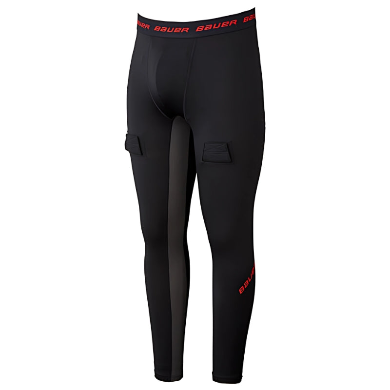 Bauer Hockey Protective Gear Bauer Essential Compression Jock Pants Youth 1054432