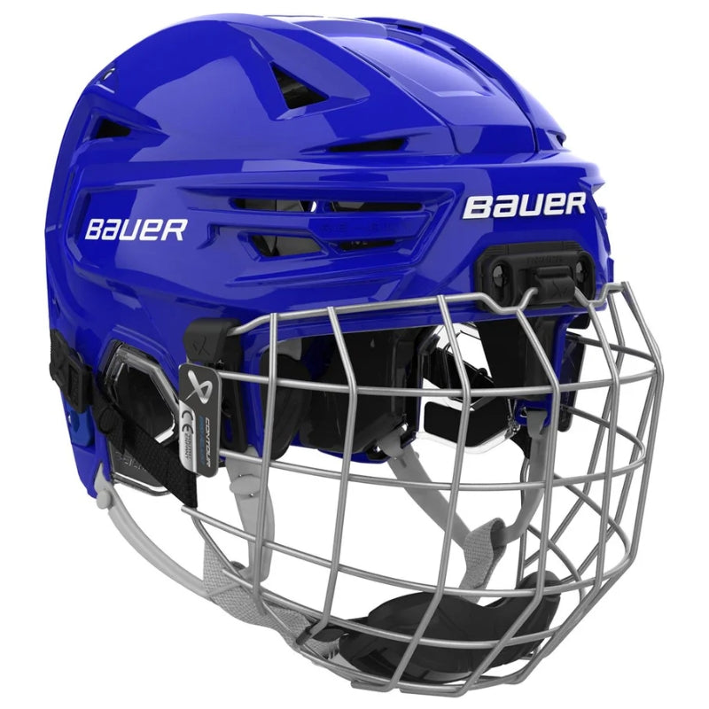 Bauer Hockey Protective Gear Bauer RE-AKT 155 Hockey Helmet Combo Youth 2026 Blue