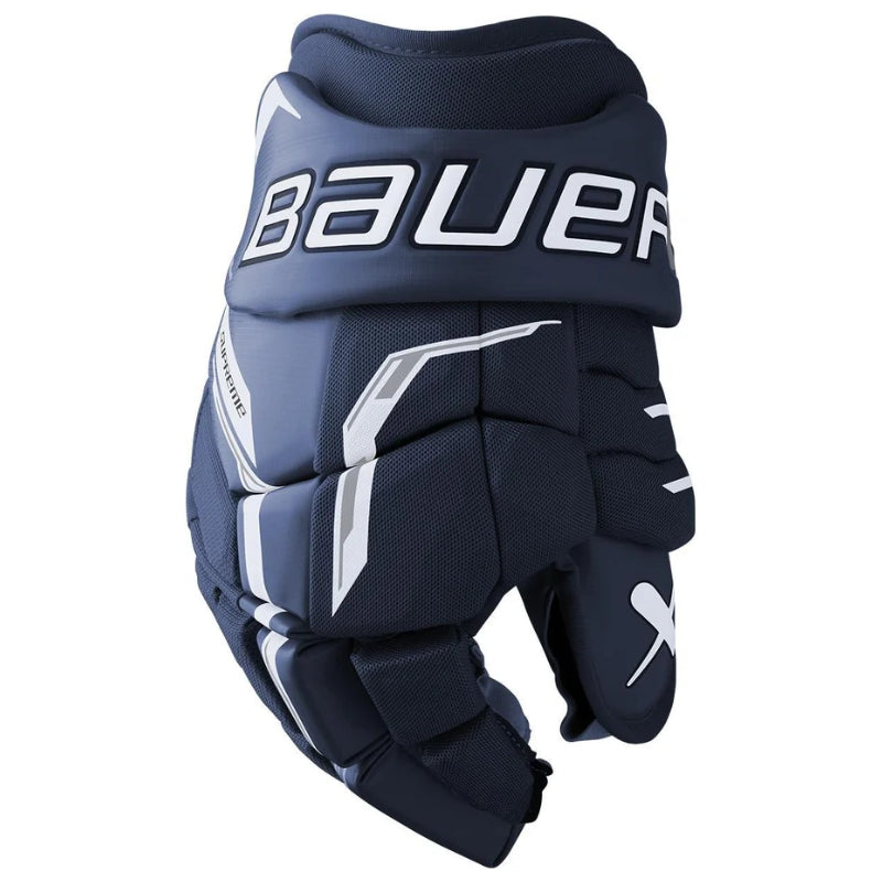 Bauer Hockey Protective Gear Bauer Supreme F40 Hockey Gloves Intermediate 2026 Navy