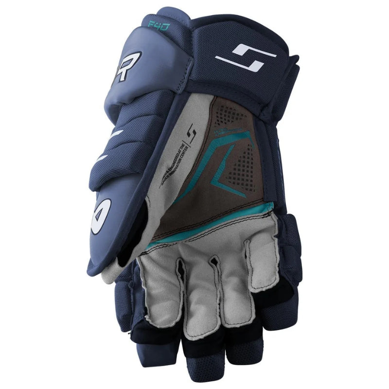 Bauer Hockey Protective Gear Bauer Supreme F40 Hockey Gloves Junior 2026 Navy 10" 11"