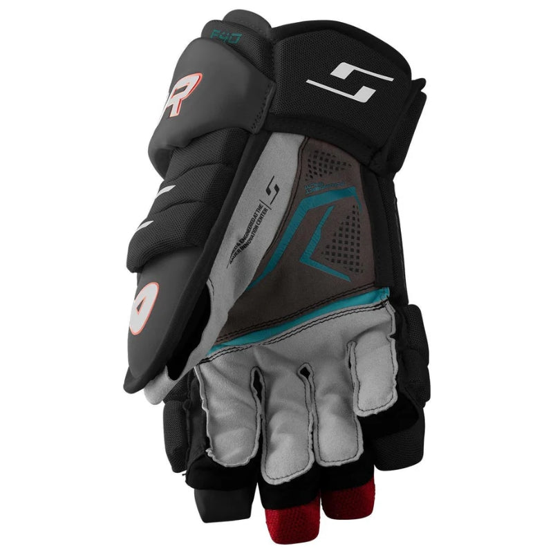 Bauer Hockey Protective Gear Bauer Supreme F40 Hockey Gloves Senior 2026 Black Red 13" 14" 15"