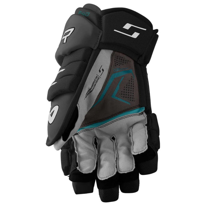 Bauer Hockey Protective Gear Bauer Supreme F40 Hockey Gloves Senior 2026 Black White 13" 14" 15"