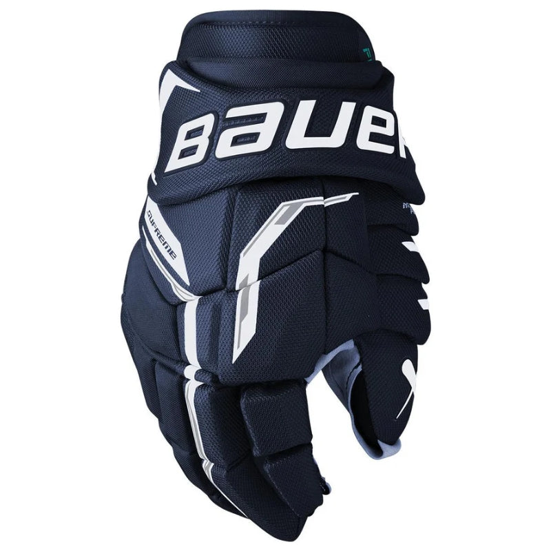Bauer Hockey Protective Gear Bauer Supreme Fuse Hockey Gloves Intermediate 2026 Navy