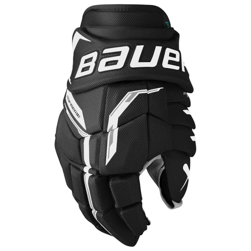 Bauer Hockey Protective Gear Bauer Supreme Fuse Hockey Gloves Junior 2026 Black White
