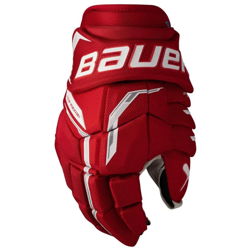 Bauer Hockey Protective Gear Bauer Supreme Fuse Hockey Gloves Junior 2026 Red