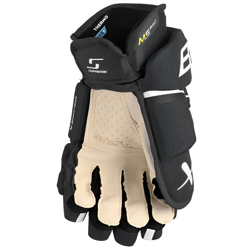 Bauer Hockey Gloves Bauer Supreme M5 Pro Senior Hockey Gloves 1061897 Black