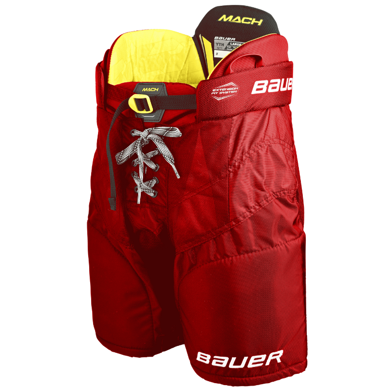 Bauer Hockey Protective Gear Bauer Supreme Mach Hockey Pants Youth 2023 Red