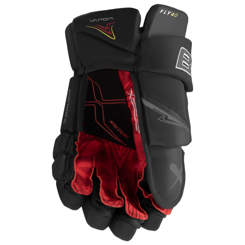 Bauer Hockey Protective Gear Bauer Vapor Fly40 Hockey Gloves Intermediate 2025 Black S25