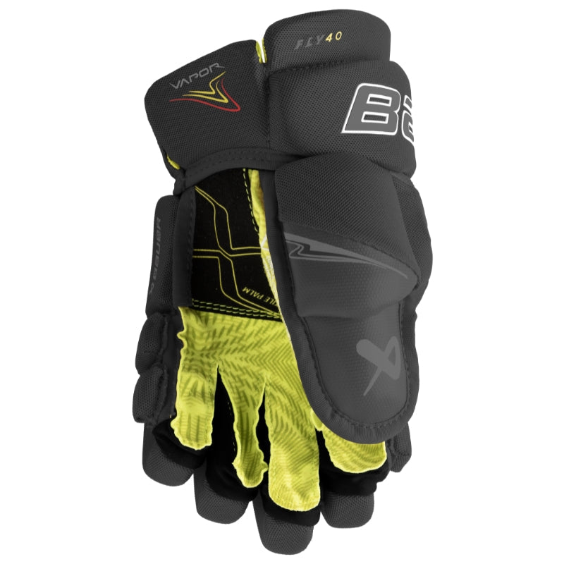 Bauer Hockey Protective Gear Bauer Vapor Fly40 Hockey Gloves Junior 2025 Black S25