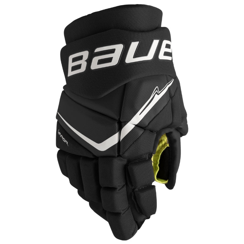 Bauer Hockey Protective Gear Bauer Vapor Fly40 Hockey Gloves Junior 2025 Black White