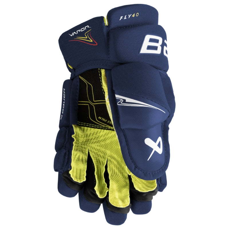 Bauer Hockey Protective Gear Bauer Vapor Fly40 Hockey Gloves Junior 2025 Navy S25