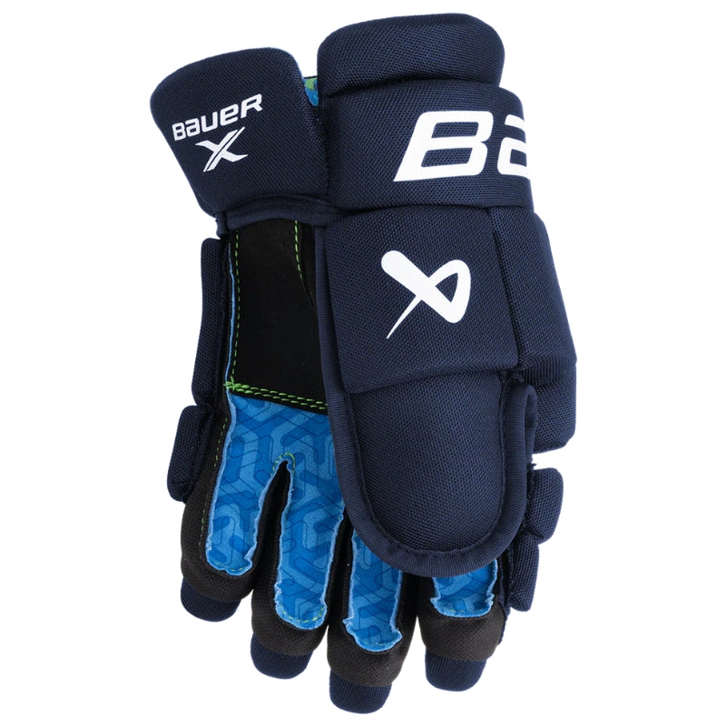 Bauer Hockey Protective Gear Bauer X Hockey Gloves Junior 2024 Navy 10" 11"