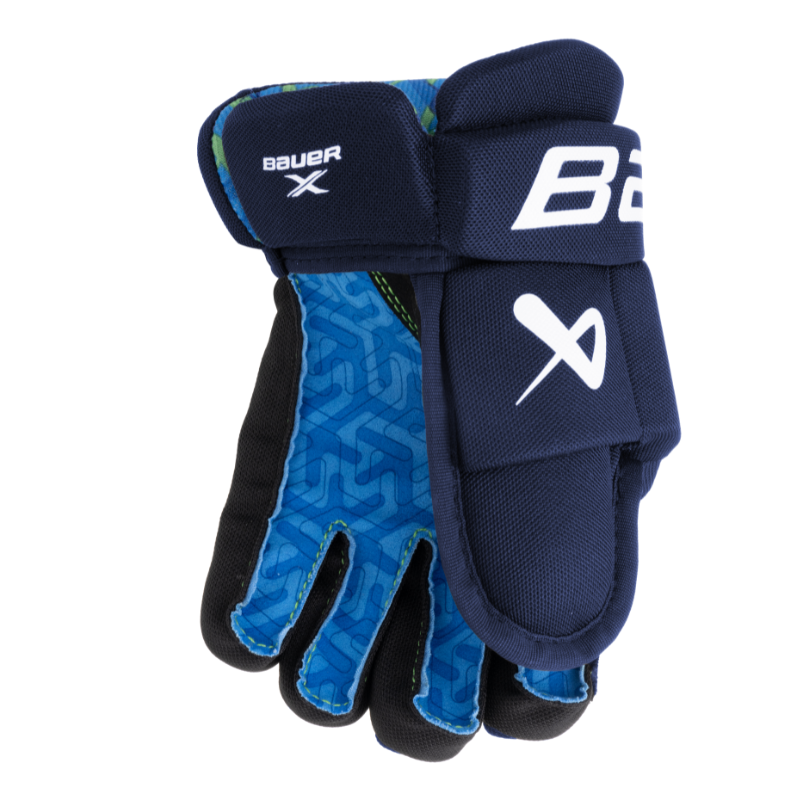 Bauer Hockey Protective Gear Bauer X Hockey Gloves Youth 2024 Navy 8" 9"