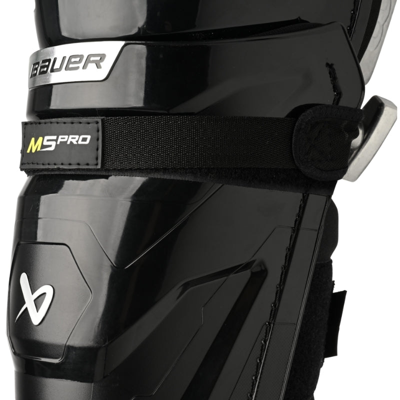 Bauer Hockey Shin Guards Bauer Supreme M5 Pro Junior Hockey Shin Guards 12 inch