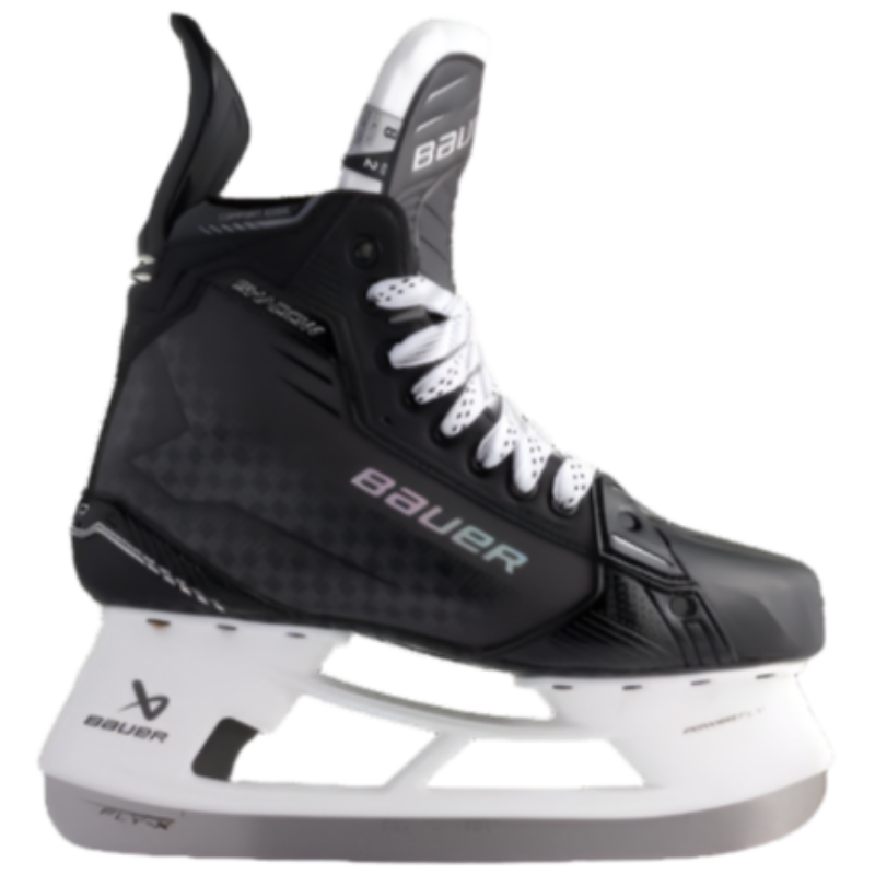 Bauer Hockey Skates Bauer Stock Custom Supreme Shadow Senior Black side facing right