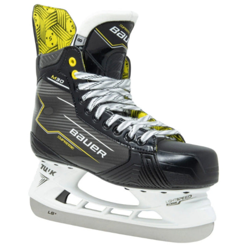 Bauer Hockey Skates Bauer Supreme M30 Senior (2024) Black Yellow side front facing right