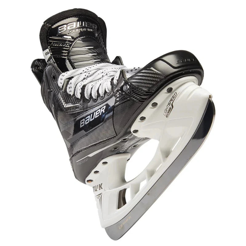 Bauer Hockey Skates Bauer Supreme Mach Senior Black side front facing upper right