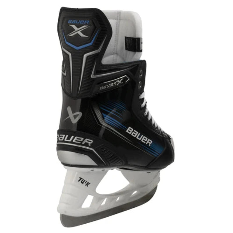 Bauer Hockey Skates Bauer X Junior (2023) Black Blue back side facing right