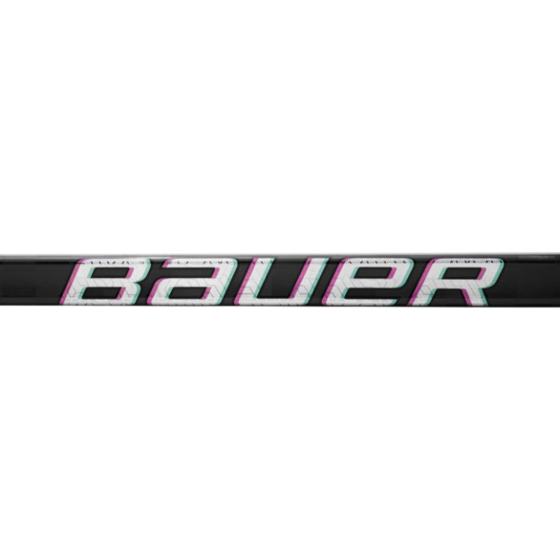 Bauer Hockey Sticks Bauer Proto 2 Black Grip Hockey Stick Intermediate Logo