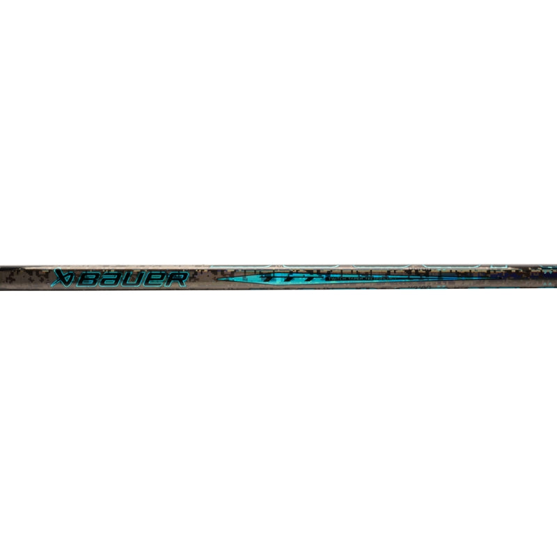 Bauer Twitch Grip Hockey Stick Junior 2024 side horizontal close-up showing 'BAUER' logo