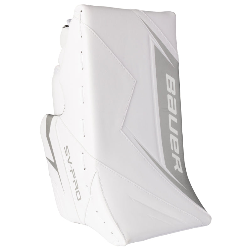 Bauer Ice Hockey Goalie Blockers Bauer SV-PRO (2025) Senior White board side