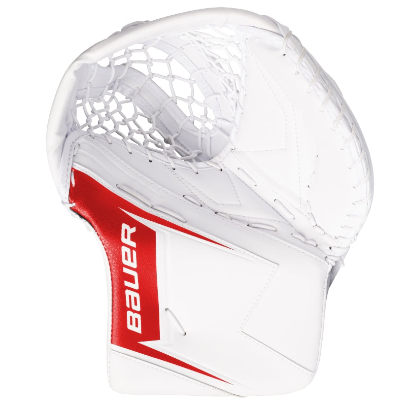 Bauer Ice Hockey Goalie Catchers Bauer SV-PRO MTO (2025) Intermediate White/Red palm