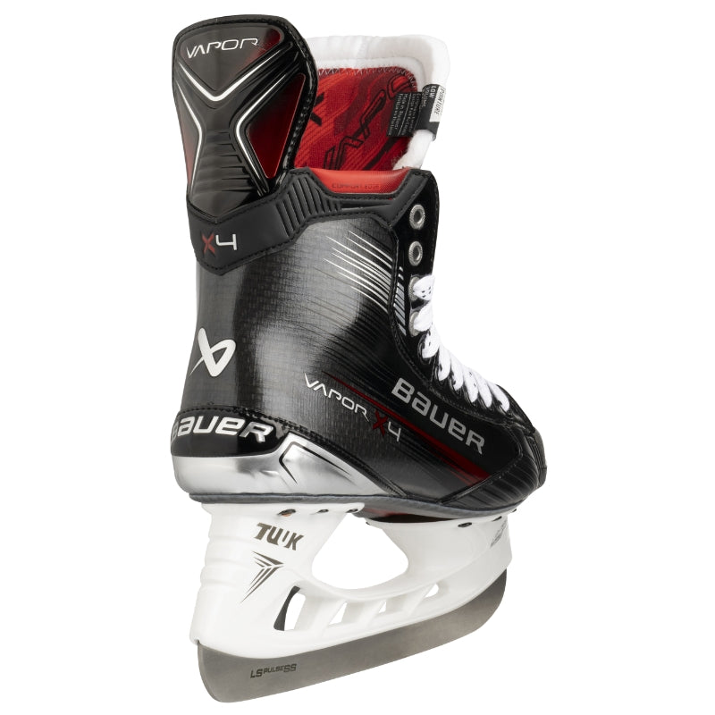 Bauer Ice Hockey Skates Bauer Vapor X4 Hockey Skates Intermediate Rear View