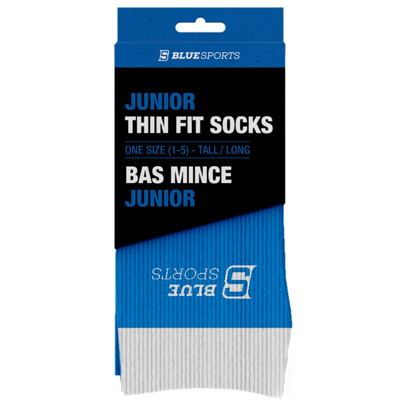 Blue Sports Hockey Socks Blue Sports Pro-Skin Thin Fit Socks Junior Ice Blue