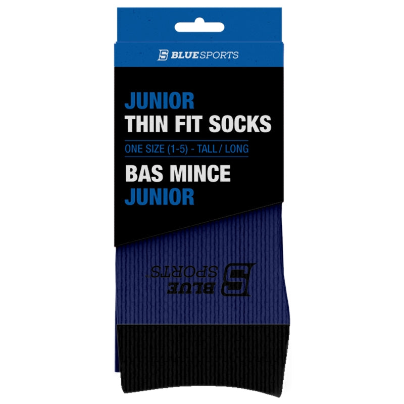 Blue Sports Hockey Socks Blue Sports Pro-Skin Thin Fit Socks Junior Navy