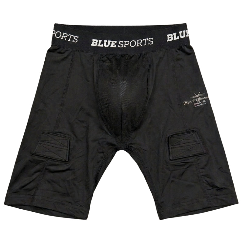 Blue Sports Hockey Training Apparel Blue Sports MPS Hockey Fitted Shorts with Cup Junior