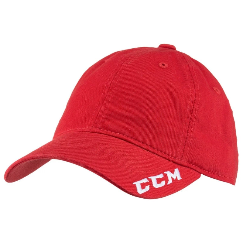 CCM Clothing Accessories CCM Team Slouch Adjustable Cap C6443 Red