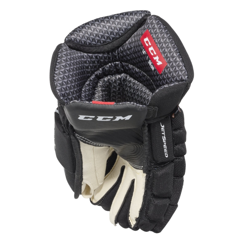 CCM Hockey Gloves CCM Jetspeed FT4 Hockey Gloves Junior Black White