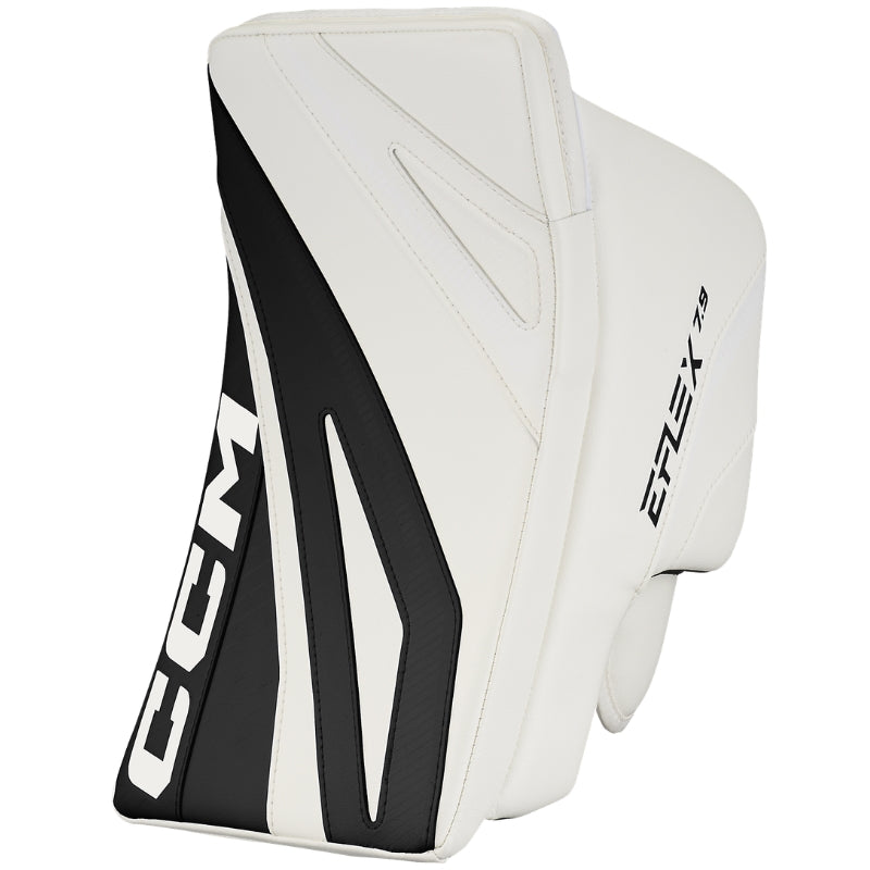 CCM Hockey Goalie Blockers CCM EFLEX 7.9 (2025) Intermediate GBE7.9CC-IN White/Black